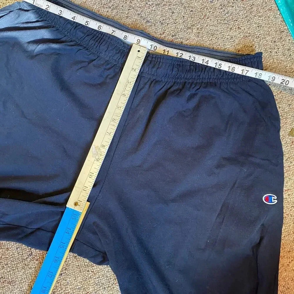 Champion Cozy Casual Pull On Blue Joggers Pants Pockets Unisex Adult Plus 2XL - Picture 2 of 7